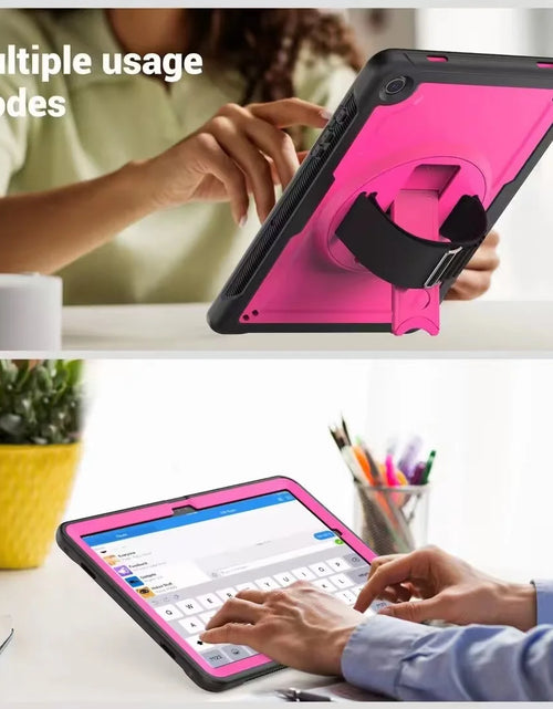Load image into Gallery viewer, Armor Case for Samsung Galaxy Tab A9 plus 11Inch 2023 Protective Rugged Shockproof Cover 360° Swivel Stand for Tab A9 8.7Inch
