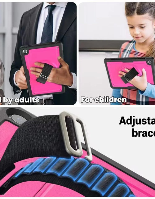 Load image into Gallery viewer, Armor Case for Samsung Galaxy Tab A9 plus 11Inch 2023 Protective Rugged Shockproof Cover 360° Swivel Stand for Tab A9 8.7Inch
