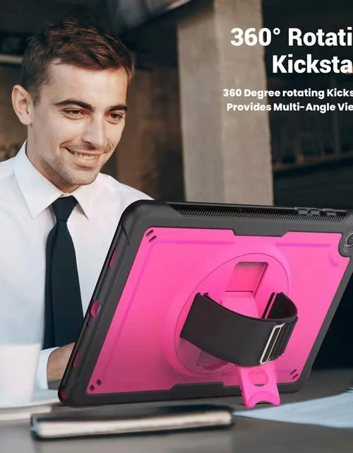 Load image into Gallery viewer, Armor Case for Samsung Galaxy Tab A9 plus 11Inch 2023 Protective Rugged Shockproof Cover 360° Swivel Stand for Tab A9 8.7Inch
