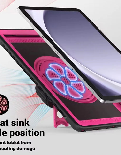 Load image into Gallery viewer, Armor Case for Samsung Galaxy Tab A9 plus 11Inch 2023 Protective Rugged Shockproof Cover 360° Swivel Stand for Tab A9 8.7Inch
