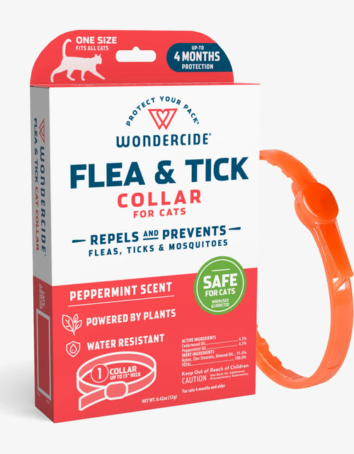 Load image into Gallery viewer, Flea &amp; Tick Collar for Dogs + Cats with Natural Essential Oils
