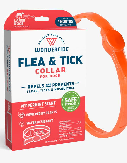 Load image into Gallery viewer, Flea &amp; Tick Collar for Dogs + Cats with Natural Essential Oils

