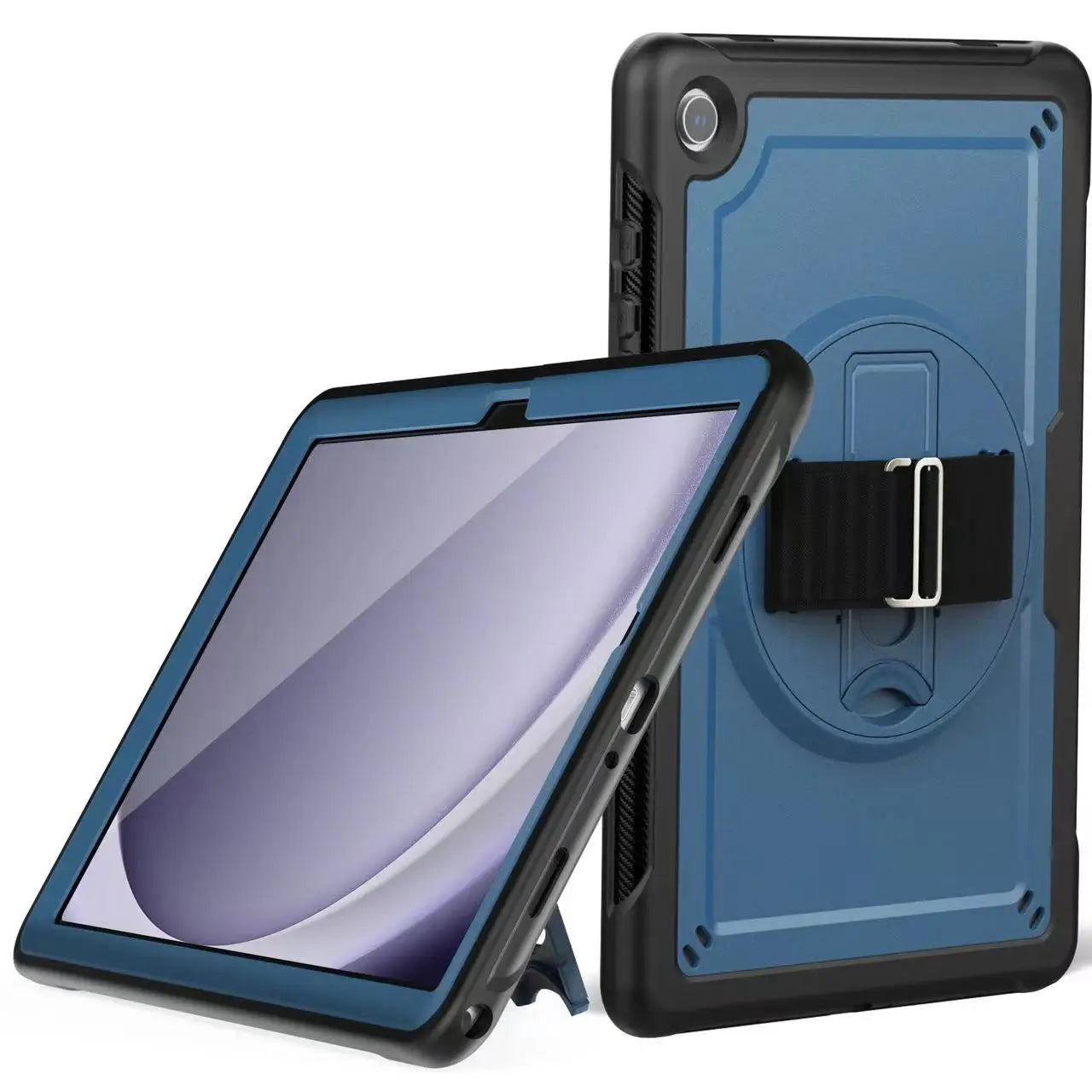 Armor Case for Samsung Galaxy Tab A9 plus 11Inch 2023 Protective Rugged Shockproof Cover 360° Swivel Stand for Tab A9 8.7Inch
