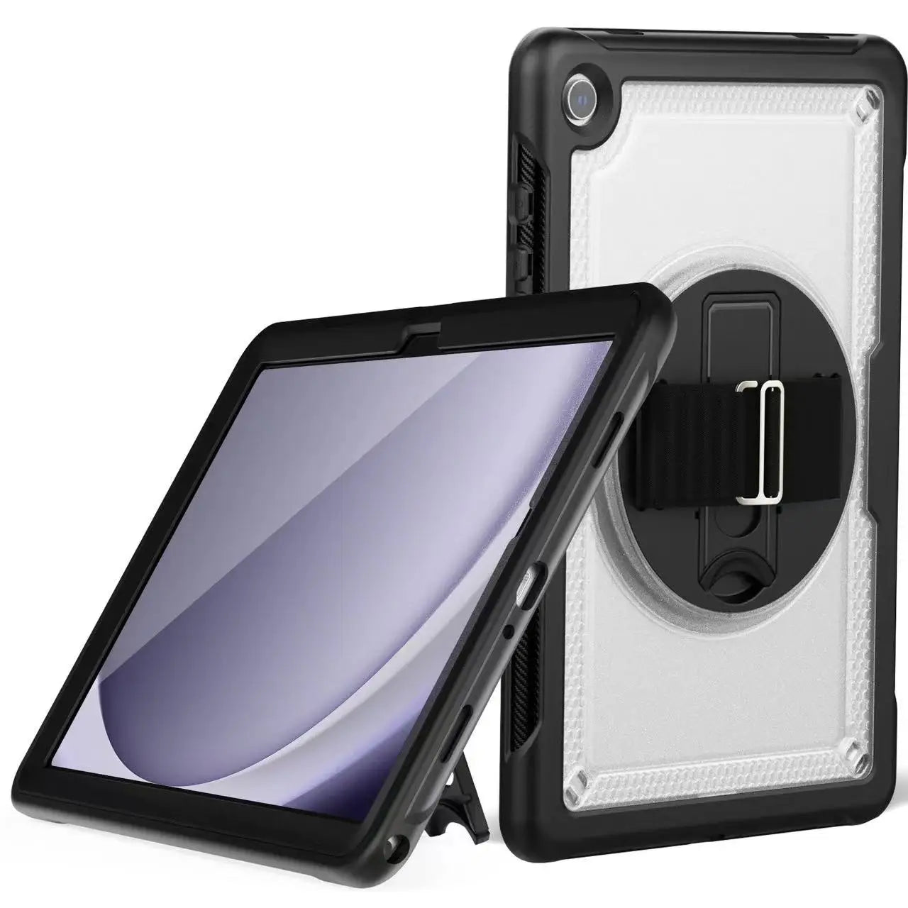 Armor Case for Samsung Galaxy Tab A9 plus 11Inch 2023 Protective Rugged Shockproof Cover 360° Swivel Stand for Tab A9 8.7Inch