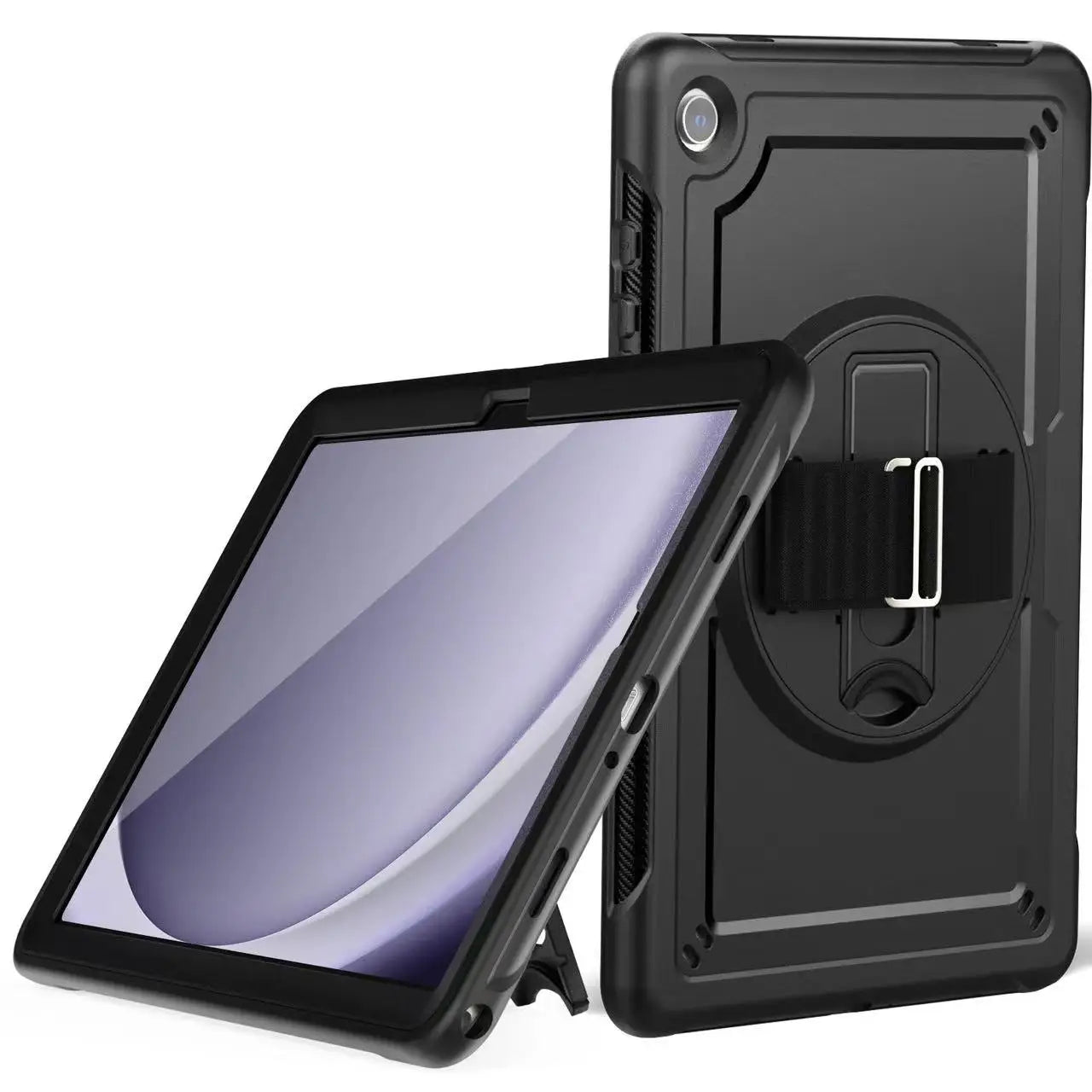 Armor Case for Samsung Galaxy Tab A9 plus 11Inch 2023 Protective Rugged Shockproof Cover 360° Swivel Stand for Tab A9 8.7Inch