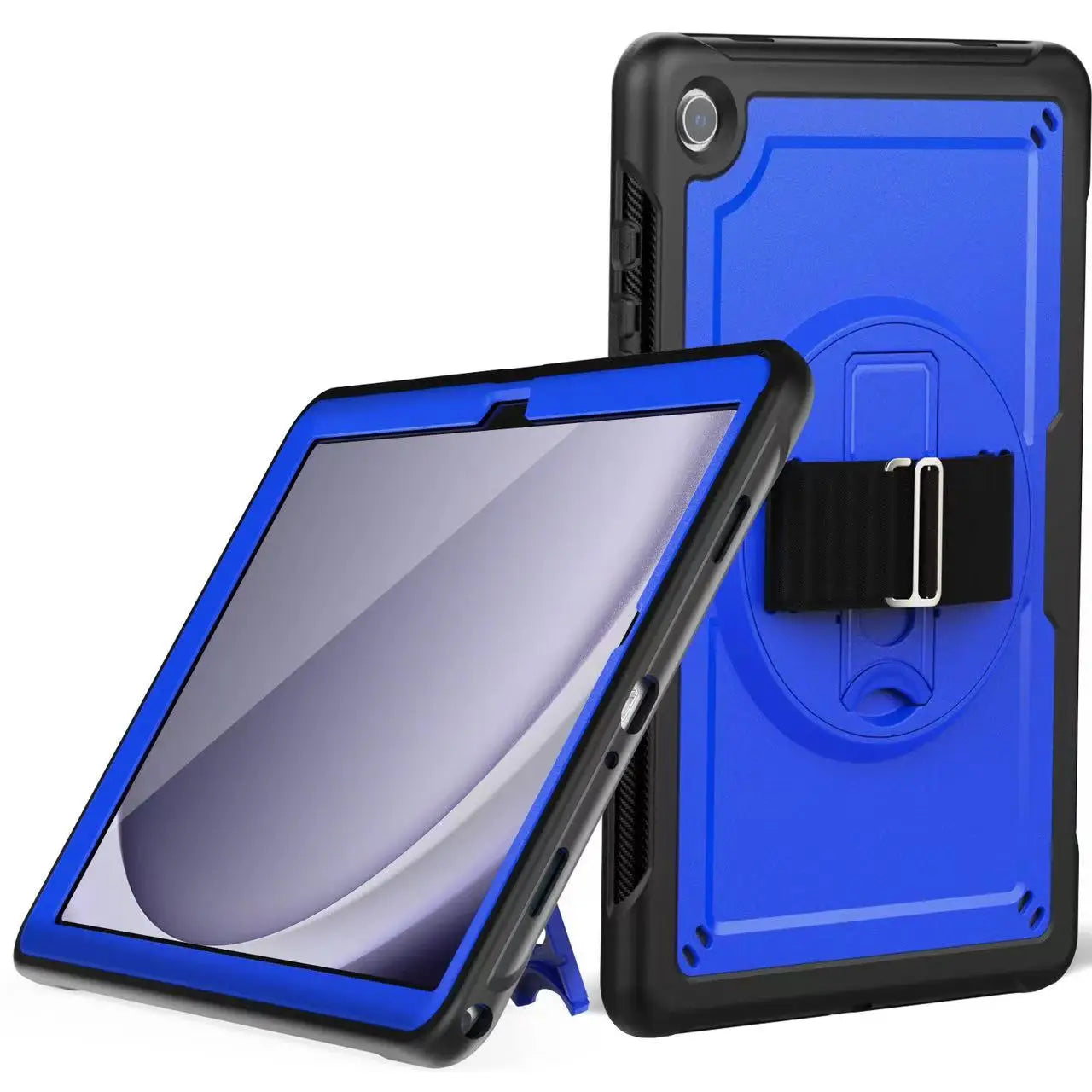 Armor Case for Samsung Galaxy Tab A9 plus 11Inch 2023 Protective Rugged Shockproof Cover 360° Swivel Stand for Tab A9 8.7Inch